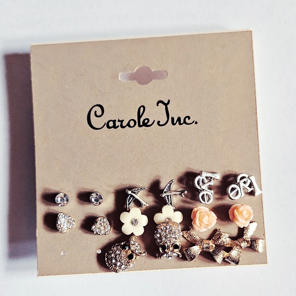 Carole Inc. Earrings 8 pack